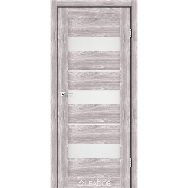 Двери межкомнатные Leador Express MODENA Клен Южный Сатин белый 