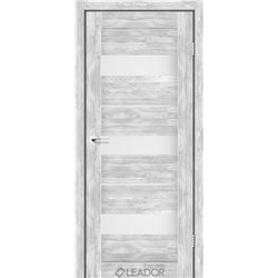 Двери межкомнатные Leador Express MODENA Клен Роял Сатин белый