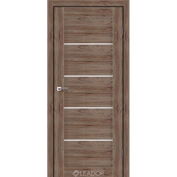 Двери межкомнатные Leador Express GARDA Клен Рубрум Сатин белый