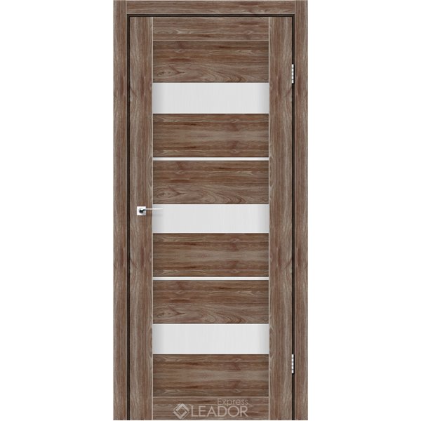 Двери межкомнатные Leador Express MODENA Клен Рубрум Сатин белый