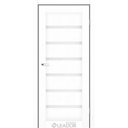 Двери межкомнатные Leador Express MILAN Белый Лен Сатин белый