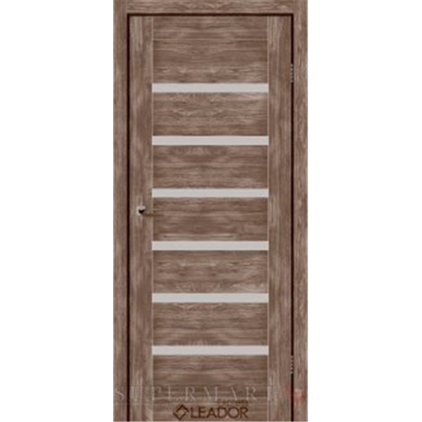 Двери межкомнатные Leador Express MILAN Клен Рубрум Сатин белый