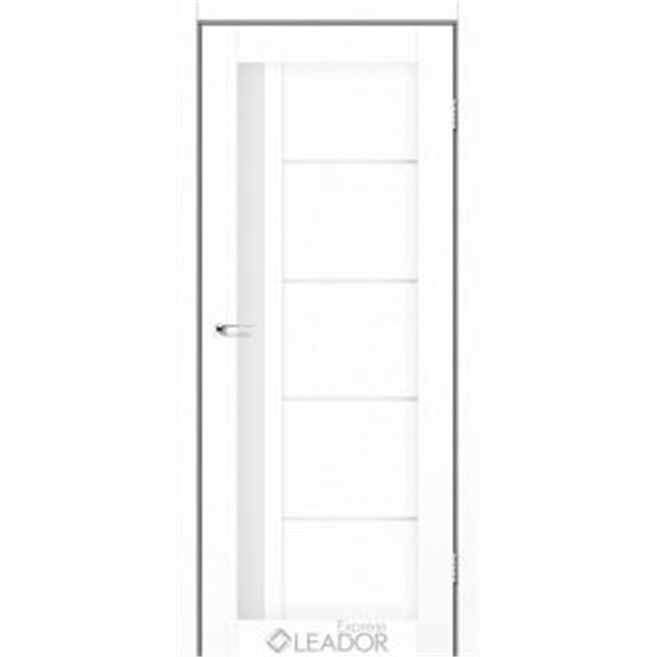 Двери межкомнатные Leador Express RIM Белый Лен Сатин белый