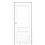 Двері міжкімнатні Leador Express ATLANTIC-02 Білий Мат Глухе 