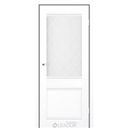 Двери межкомнатные Leador Express ATLANTIC-01 Белый Мат Сатин белый