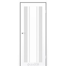 Двери межкомнатные Leador Express CALABRIA Белый Мат Сатин белый