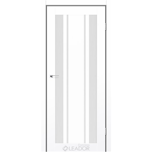 Двери межкомнатные Leador Express CALABRIA Белый Мат Сатин белый