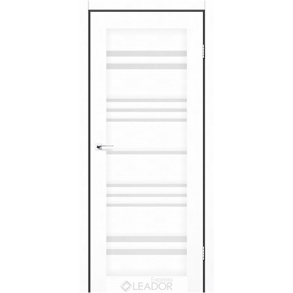 Двери межкомнатные Leador Express ANDORA Белый Лен Сатин белый