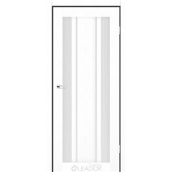 Двери межкомнатные Leador Express CALABRIA Белый Лен Сатин белый