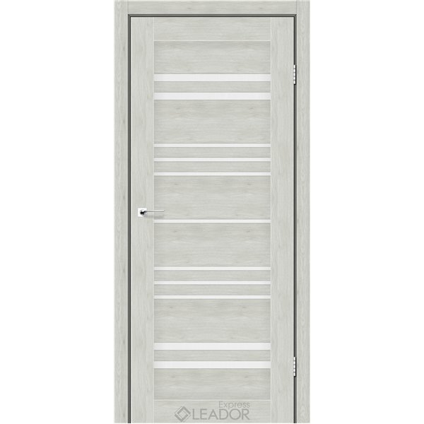 Двери межкомнатные Leador Express ANDORA Клен Айс Сатин белый
