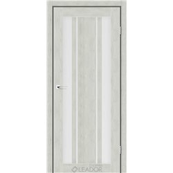 Двері міжкімнатні Leador Express CALABRIA Клен Айс Сатин білий