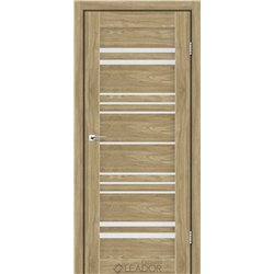 Двери межкомнатные Leador Express ANDORA Клен Золотой Сатин белый