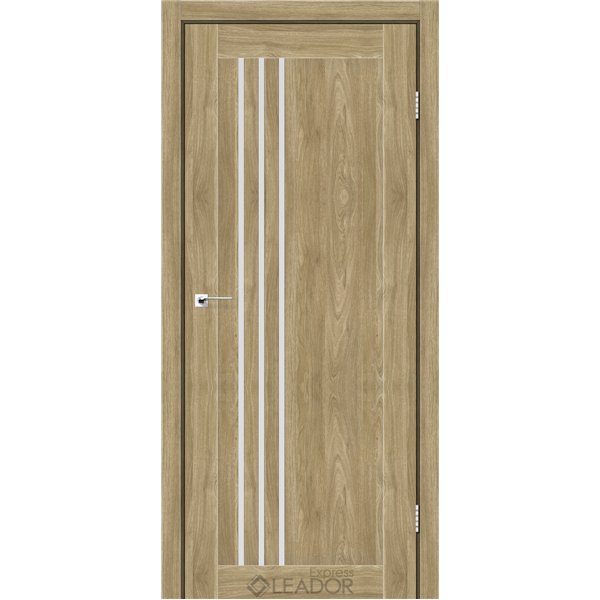 Двери межкомнатные Leador Express BELLUNO Клен Золотой Сатин белый