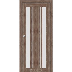 Двери межкомнатные Leador Express CALABRIA Клен Рубрум Сатин белый