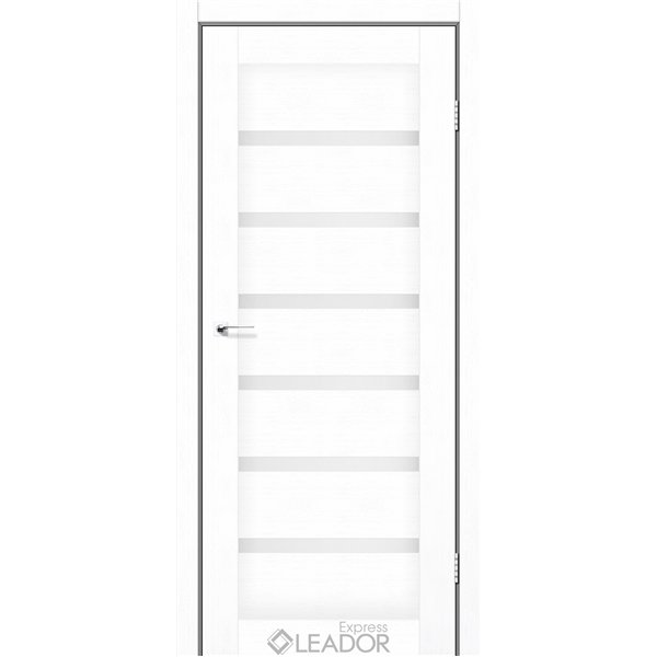 Двери межкомнатные Leador Express MILAN Белый Мат Сатин белый
