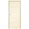 Двери межкомнатные Leador Express GARDA Бежевый Мат Сатин белый
