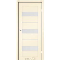 Двери межкомнатные Leador Express MODENA Бежевый Мат Сатин белый