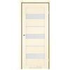Двери межкомнатные Leador Express MODENA Бежевый Мат Сатин белый