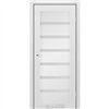Двери межкомнатные Leador Express MILAN Серый Мат Сатин белый