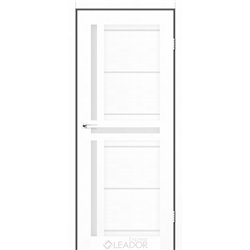 Двери межкомнатные Leador Express LARIANA Белый Лен Сатин белый