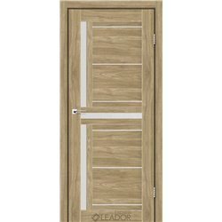 Двери межкомнатные Leador Express LARIANA Клен Золотой Сатин белый