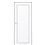 Двері міжкімнатні Leador Express ATLANTIC-03 Білий Мат Скло Сатин