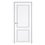 Двері міжкімнатні Leador Express ATLANTIC 04 Білий Мат Скло Сатин