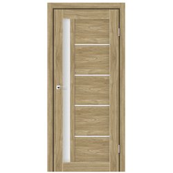 Двери межкомнатные Leador Express RIM Клен Золотой Сатин белый