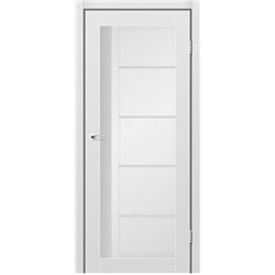 Двері міжкімнатні Leador Express RIM Сірий Мат Сатин білий