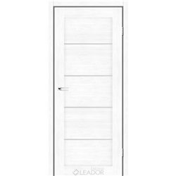 Двері міжкімнатні Leador Express GARDA Клен Білий Сатин білий