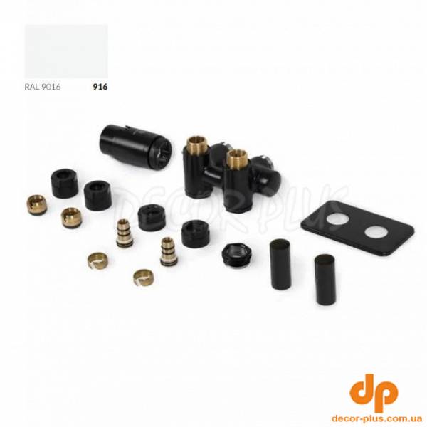 Набір вентилів трьохосьовий термостатичний правий 9016 soft Integra Duo All in One Terma