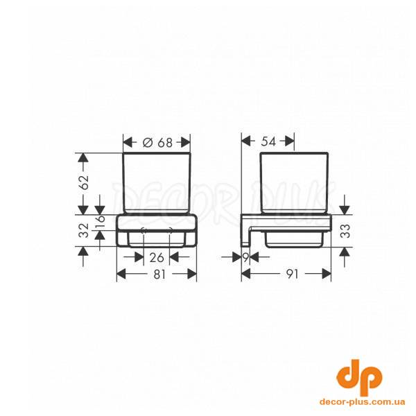41749670 AddStoris Склянка, чорний матовий (1 сорт)