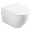 HT-1014C-WHT008 AQUAMOD Унітаз підвісний безобідковий з турбозмивом з кришкою quick-fix, soft-close (1 сорт)