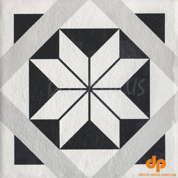 Плитка керамогранітна Modern Motyw F STR 198x198x7,5 Paradyz