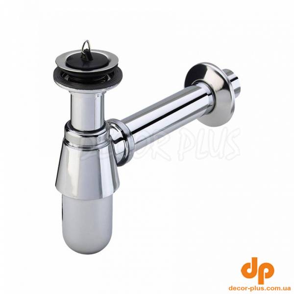 366681 Сифон д/раковини, хром (1 сорт)