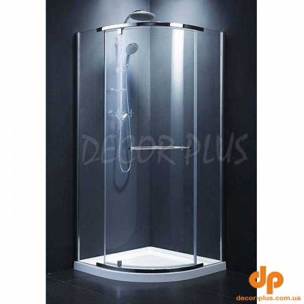 FEN1123 COMFORT Кабіна душова, 1/4 кола, 90х90, без піддона, скло прозоре (1 сорт)