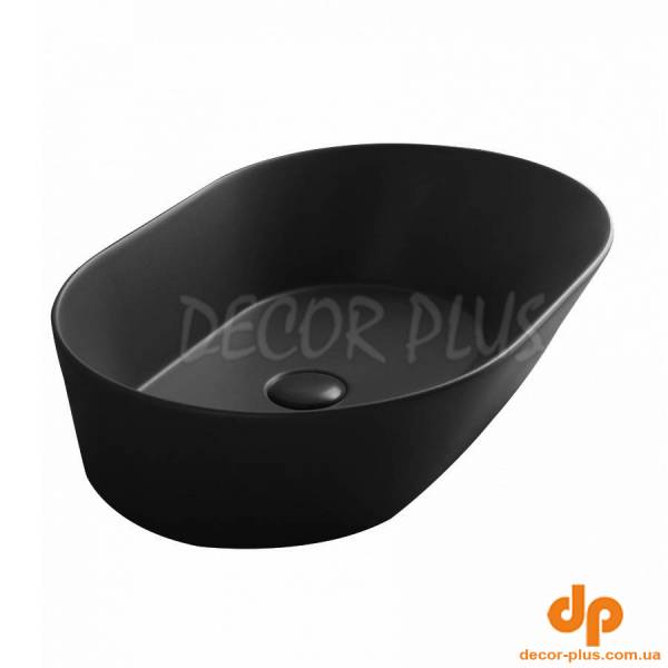 Умивальник WA 02 Wave (WA02NM) Blak matt