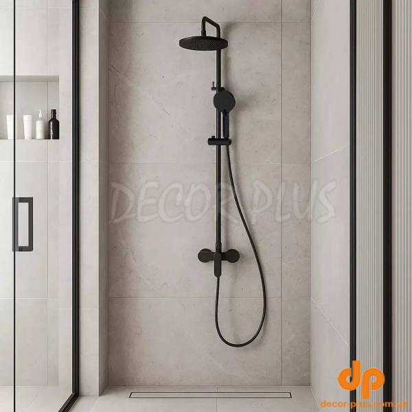 5521061B Life Душова система, чорний мат (1 сорт)