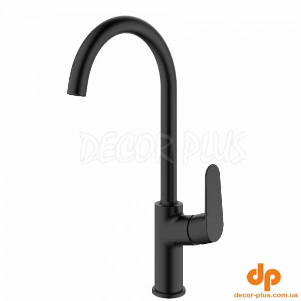 5521031B Life Змішувач д/кухні, чорний мат (1 сорт)