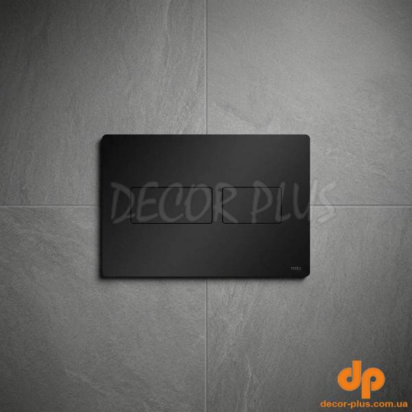 9240416 TECEsolid Панель змиву для унітазу, чорна матова (1 сорт)