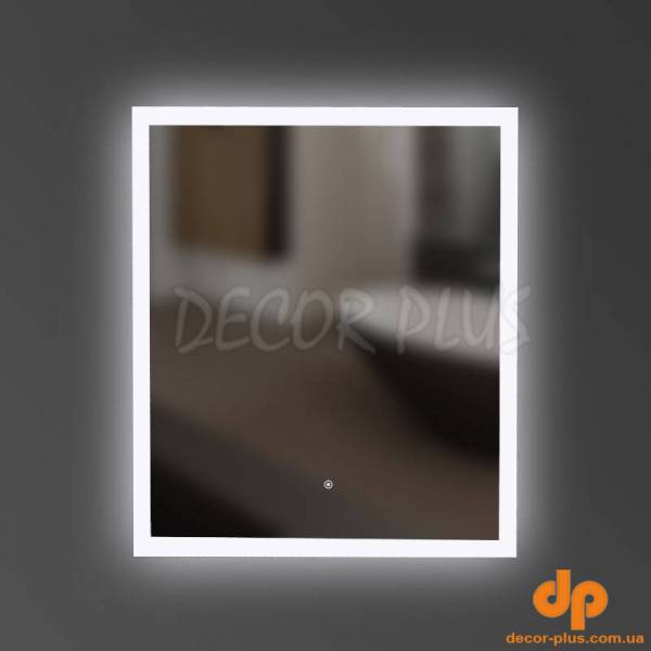 6032160 ART Дзеркало 600x700 прямокутне, з тачсенсором та LED підсвідкою (1 сорт)