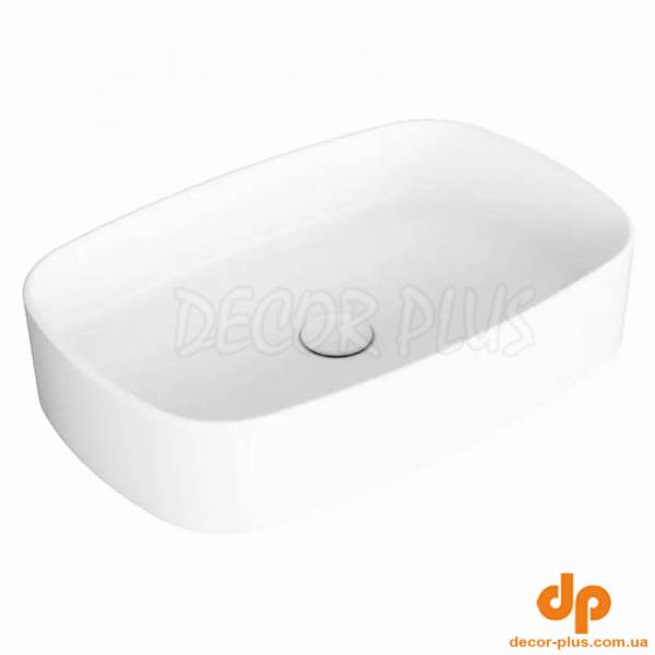 FO04 Folio Раковина прямокутна накладна, білий мат (1 сорт)