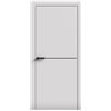 Двери межкомнатные Terminus Light ПК 03 Белый мат  Молдинг ЧЕРНЫЙ или СЕРЫЙ