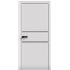 Двери межкомнатные Terminus Light ПК 04  Белый мат Молдинг ЧЕРНЫЙ или СЕРЫЙ