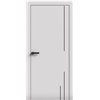 Двери межкомнатные Terminus Light ПК 10 Білий мат Молдинг ЧЕРНЫЙ или серый