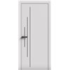 Двери межкомнатные Terminus Light ПК 11 Білий мат Молдинг ЧЕРНЫЙ или серый