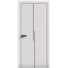 Двери межкомнатные Terminus Light ПК 17 Білий мат  Молдинг ЧЕРНЫЙ или серый 