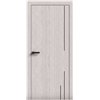 Двері міжкімнатні Terminus Light ПК 10 Дуб Перлинний Молдинг ЧОРНИЙ або СІРИЙ