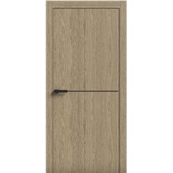 Двери межкомнатные Terminus Light ПК 03 КАРАМЕЛЬ  Молдинг ЧЕРНЫЙ или СЕРЫЙ