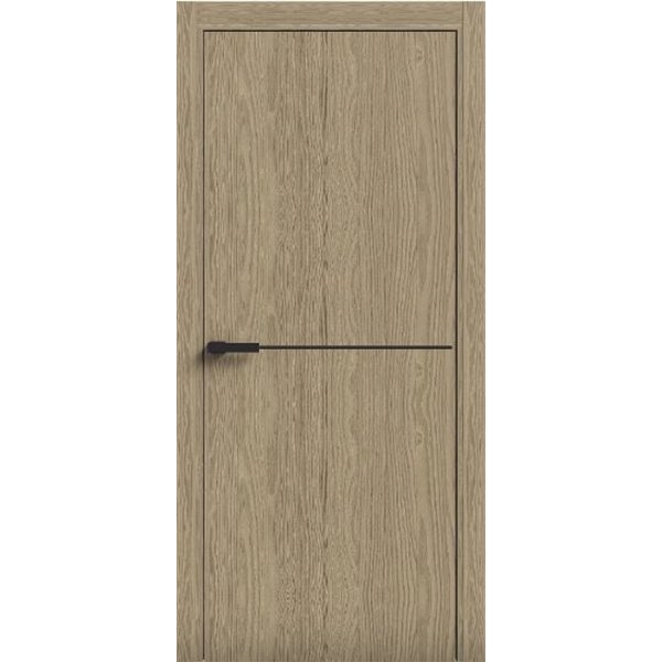 Двери межкомнатные Terminus Light ПК 03 КАРАМЕЛЬ  Молдинг ЧЕРНЫЙ или СЕРЫЙ